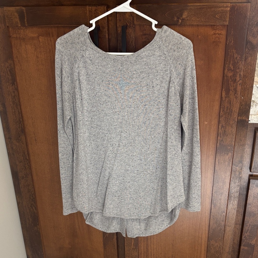 Gray Women's Long Sleeve Top